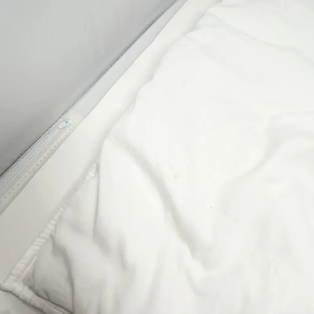 Pottery Barn Home Quilted Pintuck Accent Throw Pillow‎ Sham Case Cover White